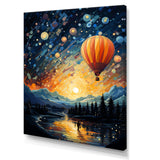 Hot Air Balloon Heavenly Bliss - Hot Air Balloon Canvas Wall Art