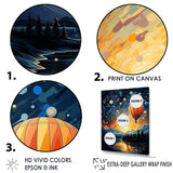 Hot Air Balloon Heavenly Bliss - Hot Air Balloon Canvas Wall Art