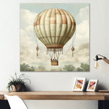 Contemporary Balloon Voyage I - Hot Air Balloon Canvas Wall Art