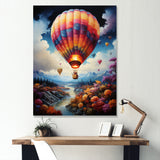 Fantasy Balloon Odyssey - Hot Air Balloon Canvas Wall Art