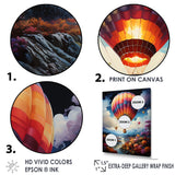 Fantasy Balloon Odyssey - Hot Air Balloon Canvas Wall Art