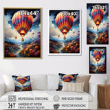 Fantasy Balloon Odyssey - Hot Air Balloon Canvas Wall Art