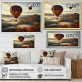 Autumn Hot Air Balloon Charm - Hot Air Balloon Canvas Wall Art