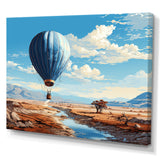 Hot Air Balloon Adventure Dessert - Hot Air Balloon Canvas Wall Art