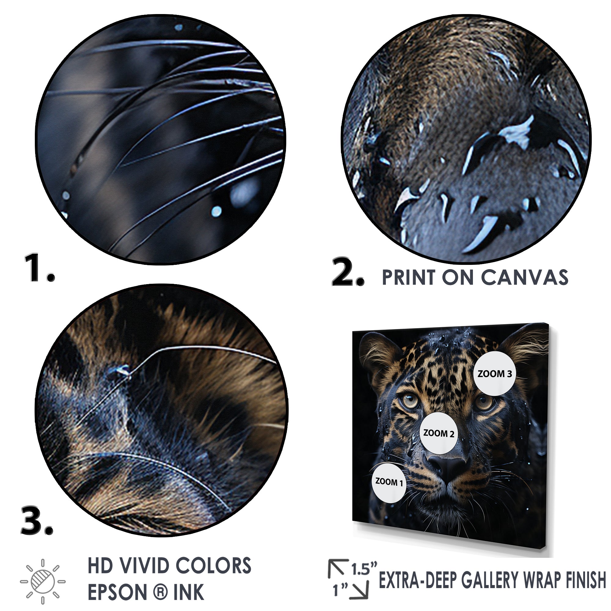 Leopard Nighttime Ruler - Leopard Wall Decor