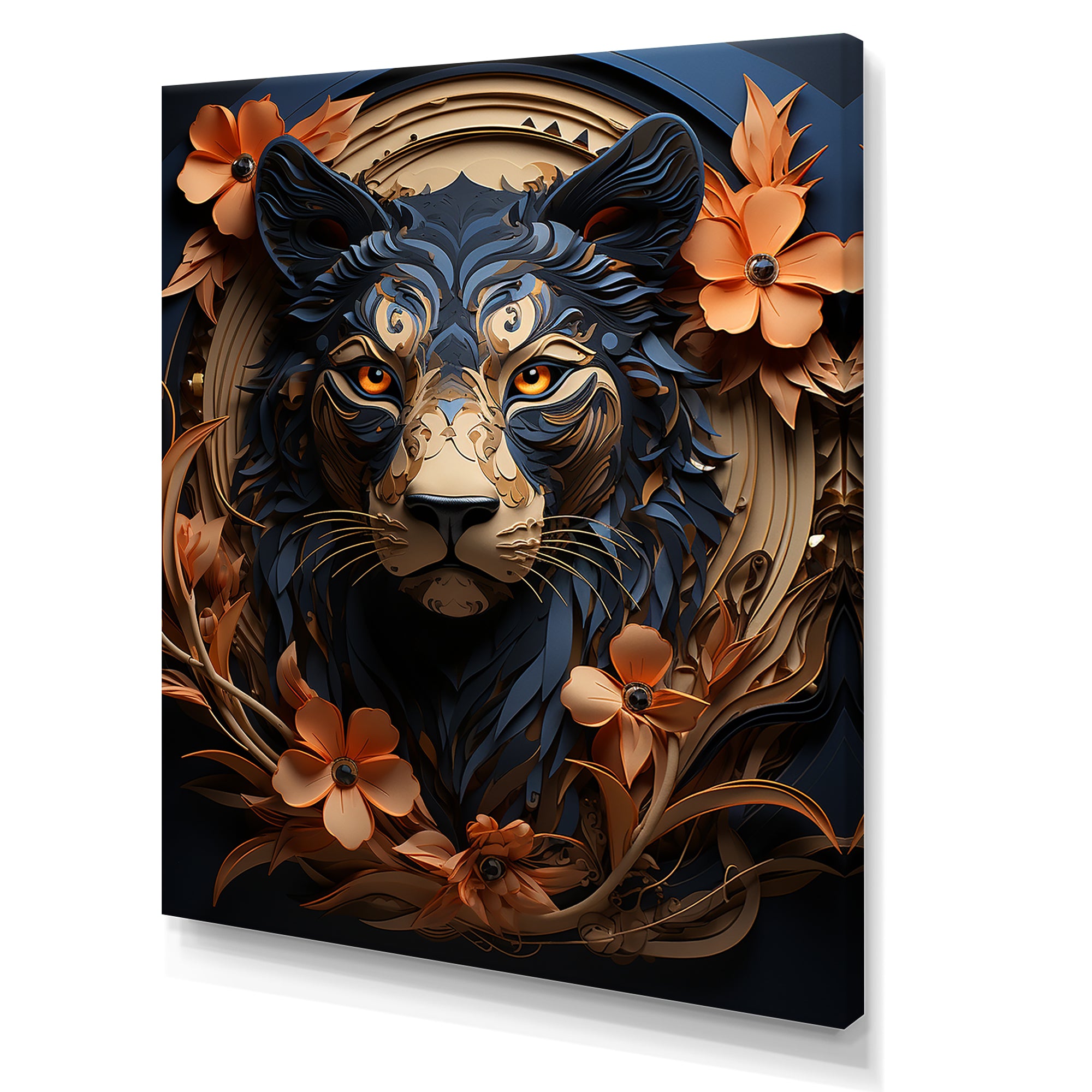 Obsidian Stealth Leopard - Leopard Wall Art Prints