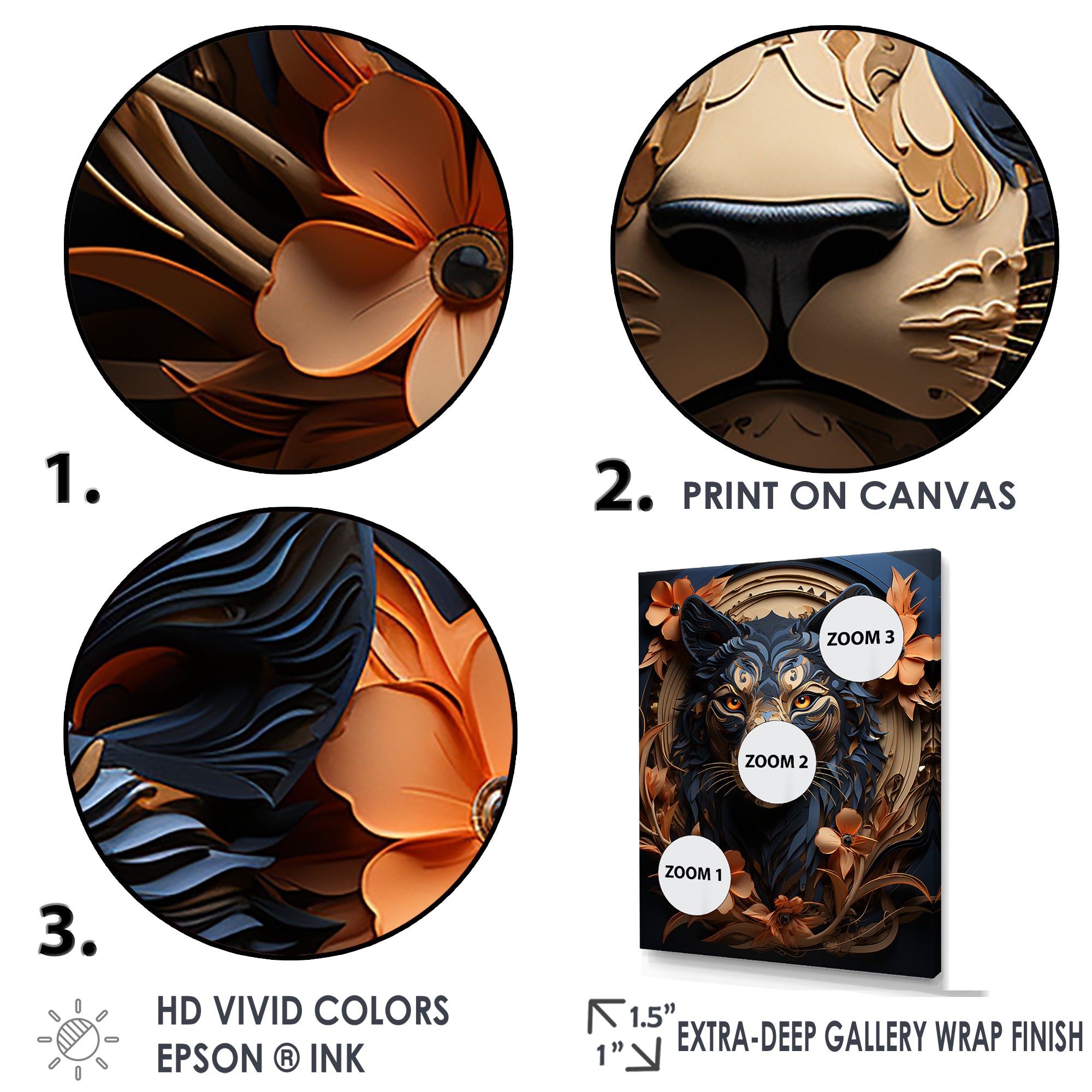 Obsidian Stealth Leopard - Leopard Wall Art Prints