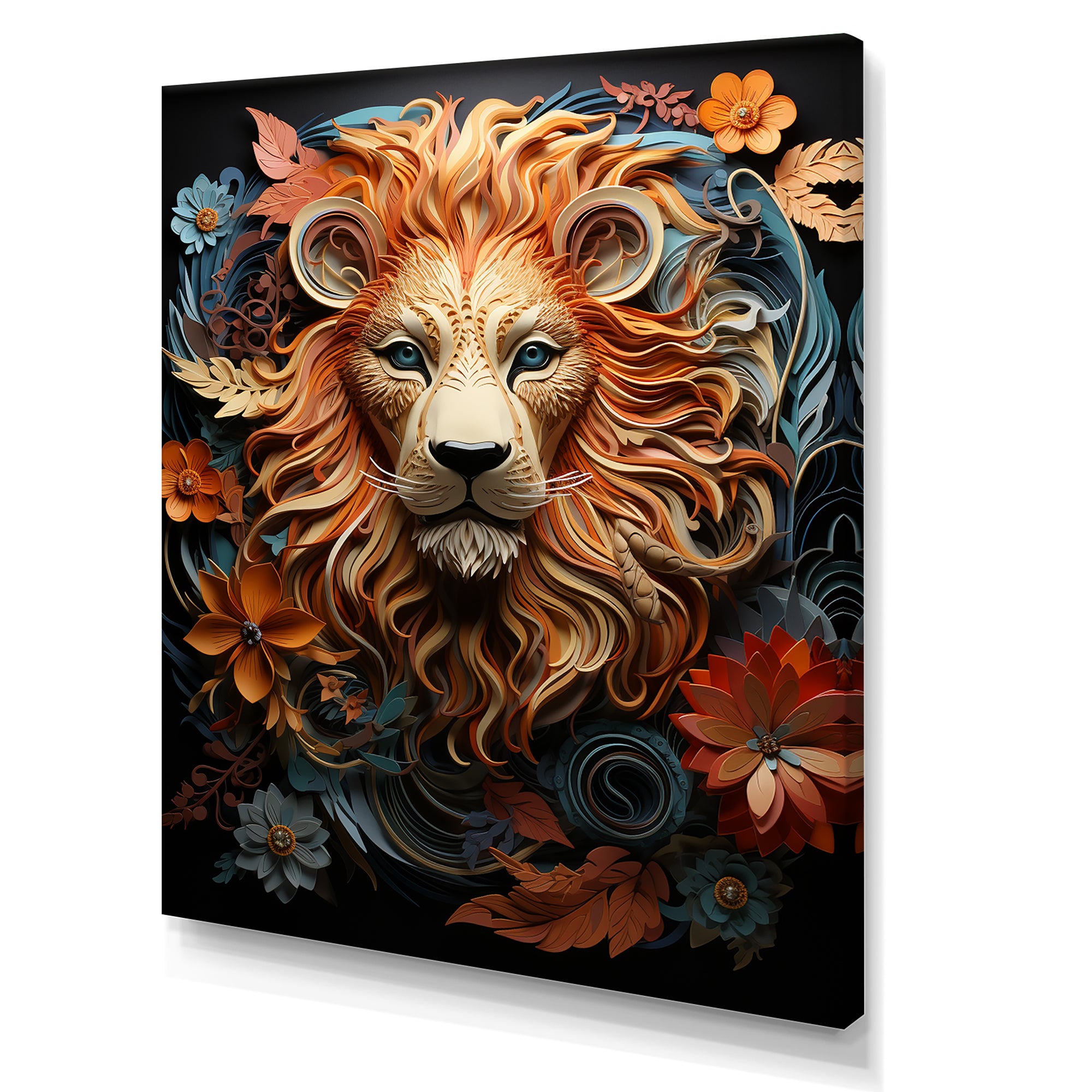 Lions Realm Dominant Presence - Lion Wall Decor