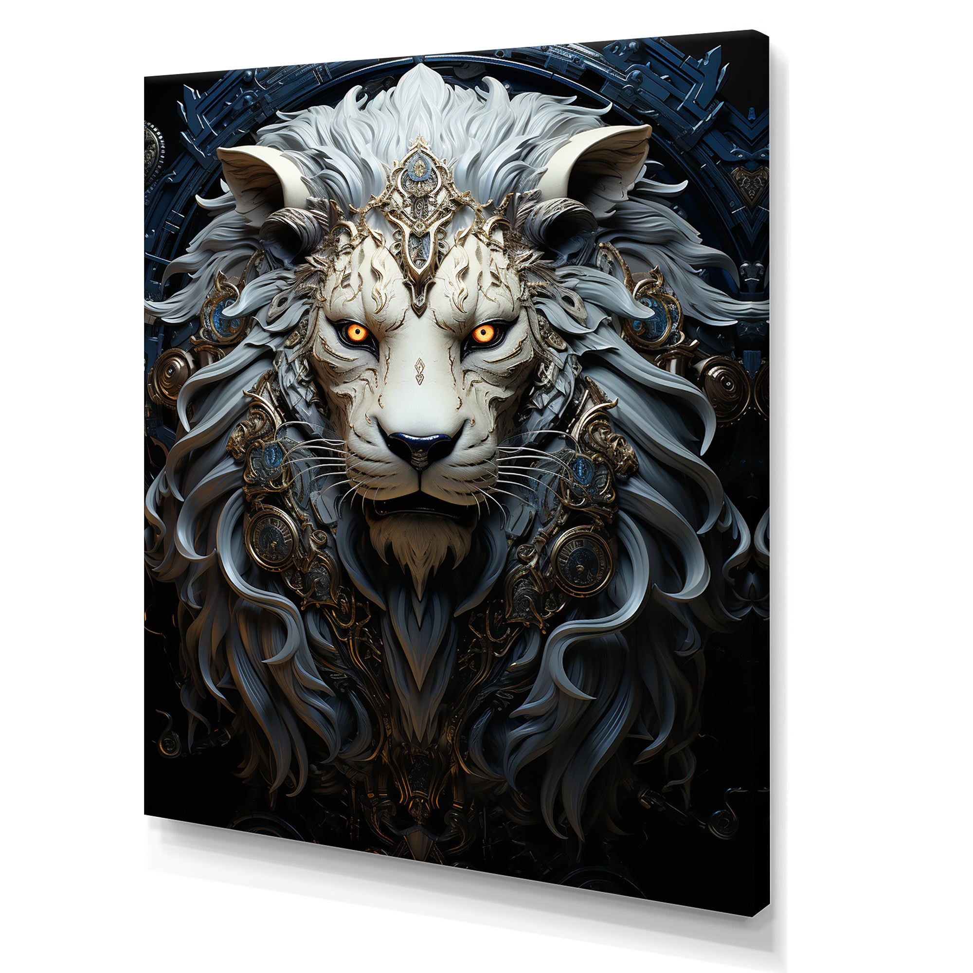 Lions Nocturnal Watch - Lion Wall Decor