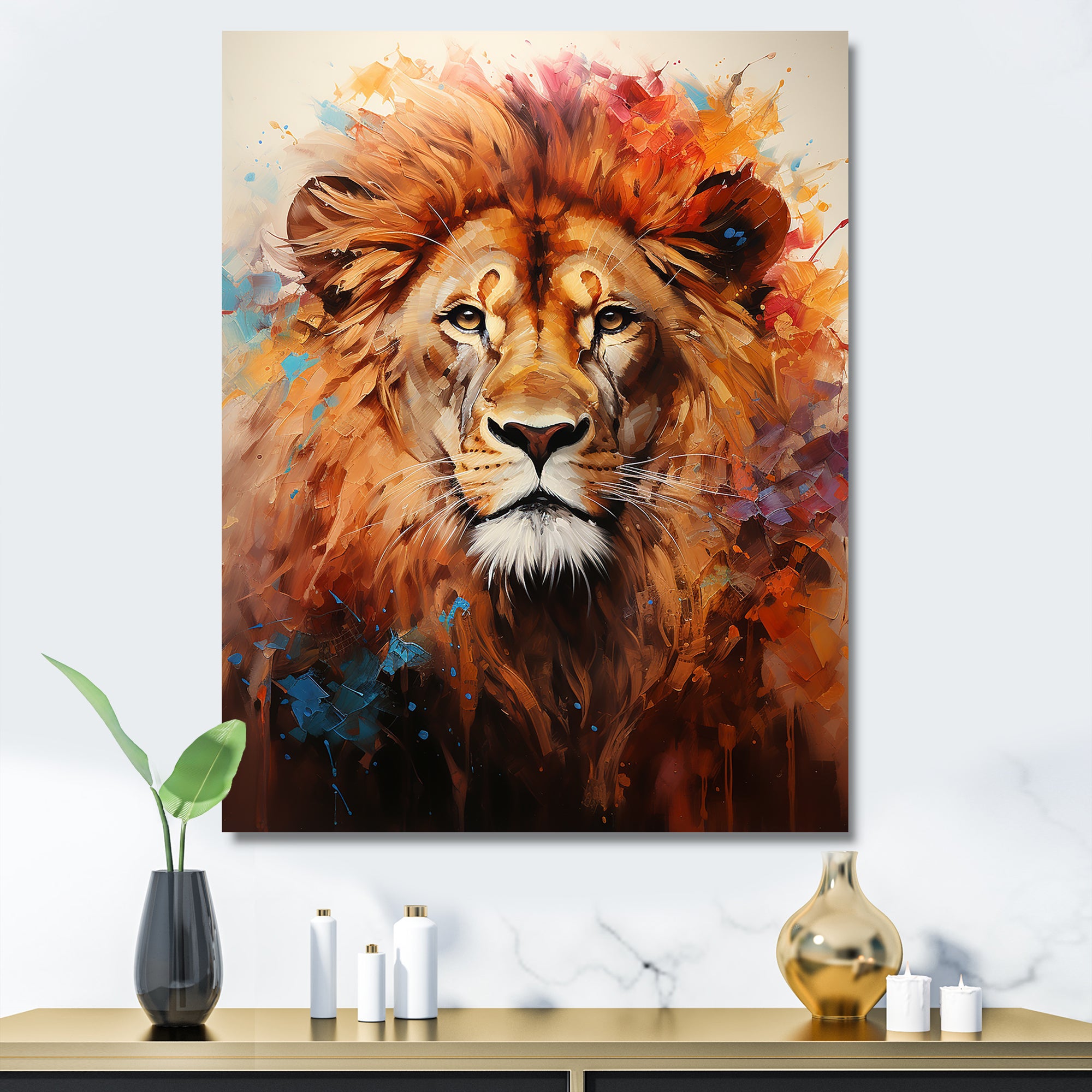 Lions Prideful Presence - Lion Wall Art Prints
