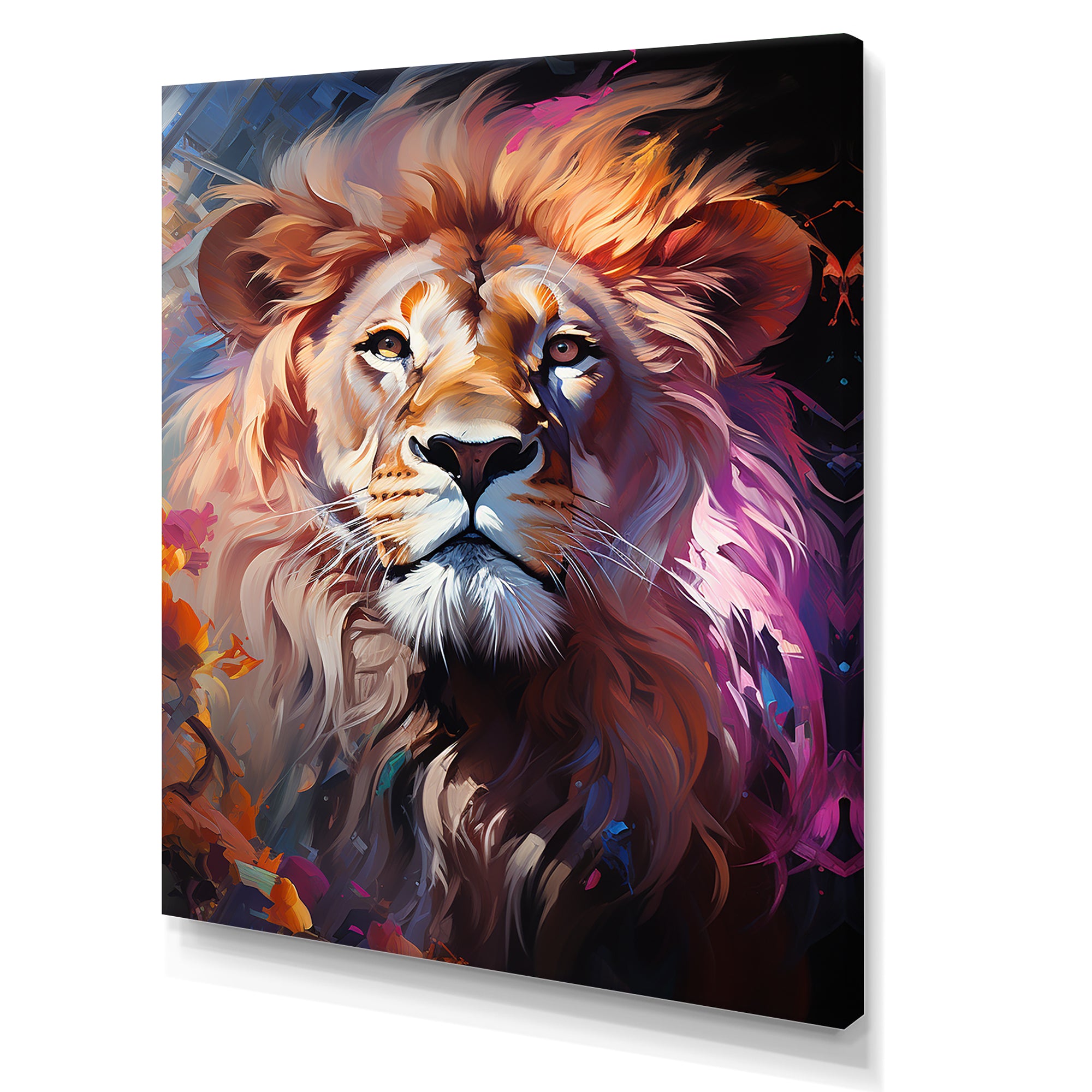Lion Sun Kissed Mane Sovereign - Lion Wall Decor
