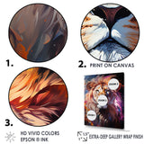 Lion Sun Kissed Mane Sovereign - Lion Wall Decor