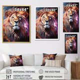 Lion Sun Kissed Mane Sovereign - Lion Wall Decor