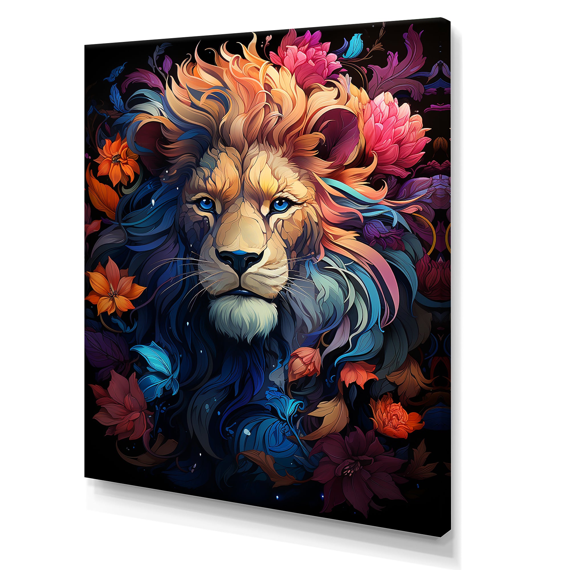 Lions Twilight Monarch - Lion Wall Art Prints