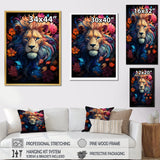 Lions Twilight Monarch - Lion Wall Art Prints