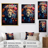 Lions Twilight Monarch - Lion Wall Art Prints