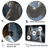 Women Martial Arts Fight Training Studio - Martial Arts Canvas Wall Art