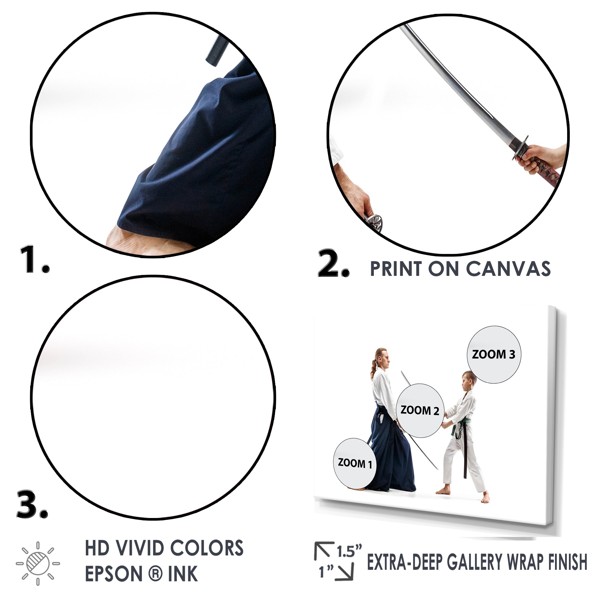 Martial Arts Teen Boy Fight Training Studio I - Martial Arts Canvas Wall Art
