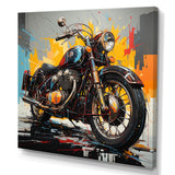 Motorcycle Dreams On The Road - Motorcycle Canvas Wall Art