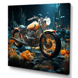 Rustic Motorcycle Bike Memory - Motorcycle Canvas Wall Art