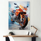 Velocity Speed Bike Fury - Motorcycle Canvas Wall Art