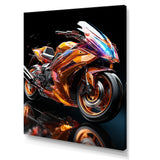 A Speed Motorcycle Adventure - Motorcycle Canvas Wall Art