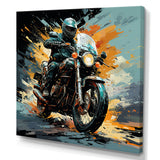 Dirt Bike Motorcycle Matrix - Motorcycle Canvas Wall Art