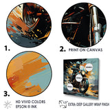 Dirt Bike Motorcycle Matrix - Motorcycle Canvas Wall Art