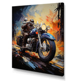 Fantasy Motorcycle Odyssey - Motorcycle Canvas Wall Art