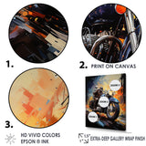 Fantasy Motorcycle Odyssey - Motorcycle Canvas Wall Art