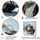 Futuristic Speedster - Motorcycle Canvas Wall Art