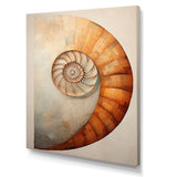 Copper Curves Nautilus Spiral - Nautilus Wall Decor