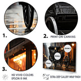 A Romantic Gothic Old Cart - Old American Cart Canvas Wall Art