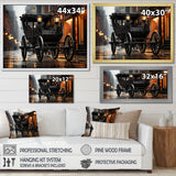 A Romantic Gothic Old Cart - Old American Cart Canvas Wall Art