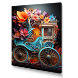 Pop Art Cart Retro - Old American Cart Canvas Wall Art