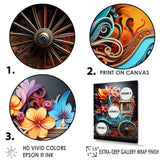 Pop Art Cart Retro - Old American Cart Canvas Wall Art