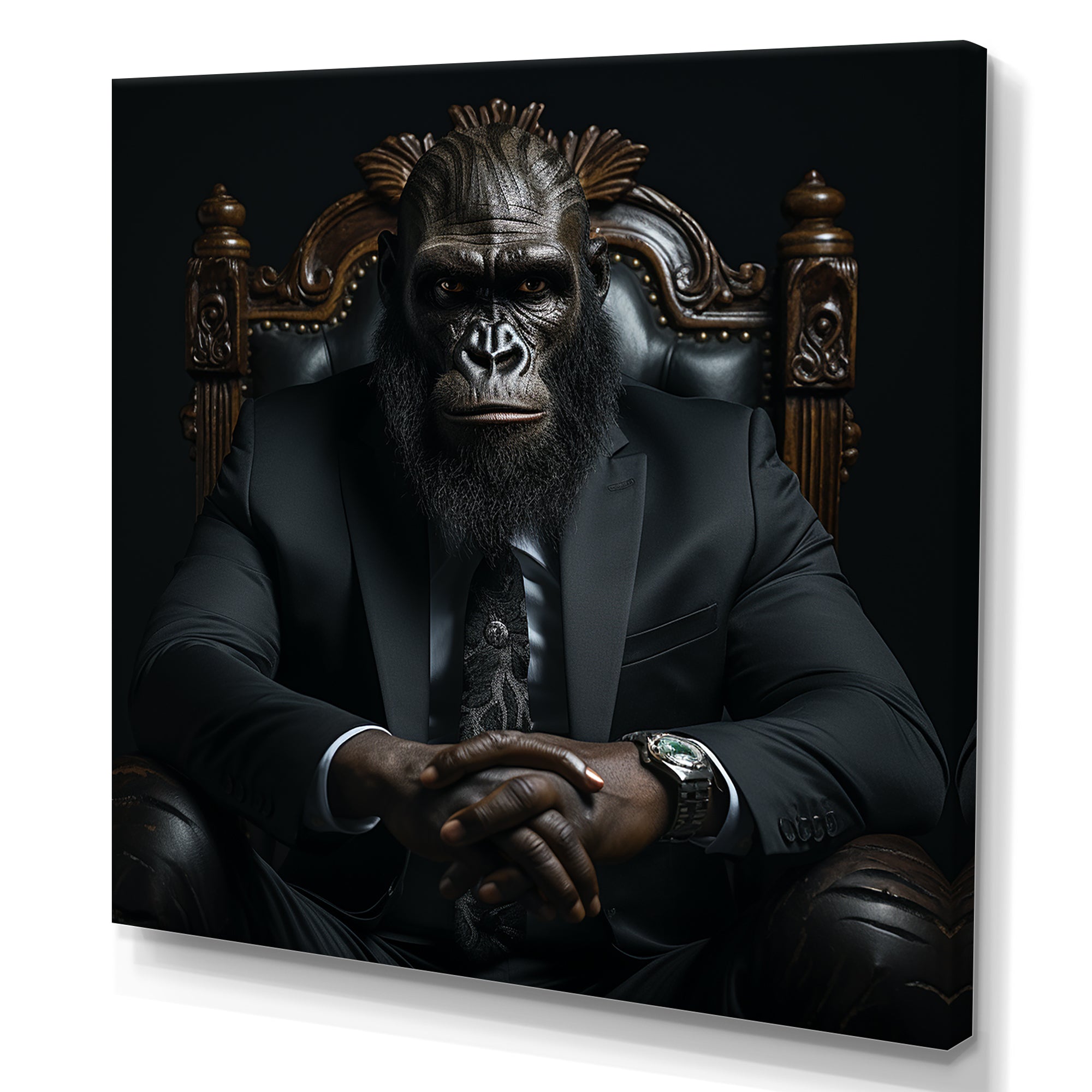 Business Apes In Suit - Orangutan Wall Decor