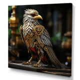 Gold Whimsical Baroque Bird - Bird Wall Decor