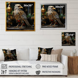 Gold Whimsical Baroque Bird - Bird Wall Decor