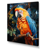 Yellow And Blue Parrot Paradise - Parrot Wall Art Prints