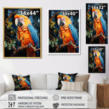 Yellow And Blue Parrot Paradise - Parrot Wall Art Prints