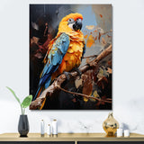 Blue And Yellow Golden Guardians - Parrot Wall Art Prints