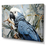 Blue Parrot Tropical Forest Rhapsody - Parrot Wall Art Prints