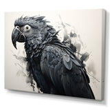 Grey Parrot Feathered Elegance - Gray Parrot Wall Art