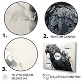 Grey Parrot Feathered Elegance - Gray Parrot Wall Art