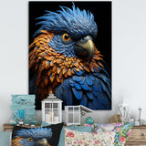 Blue And Yellow Mystical Plumage Tropical Rhapsody - Parrot Home Decor Art