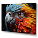 Red And Yellow Mystical Plumage Tropical Rhapsody - Parrot Bedroom Wall Art