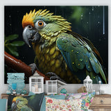 Green And Yellow Parrots Rainforest Chorus - Parrot Wall Art Prints