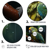 Green And Yellow Parrots Rainforest Chorus - Parrot Wall Art Prints