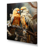 Yellow And Beige Parrot S Lively Radiance - Parrot Home Decor Art